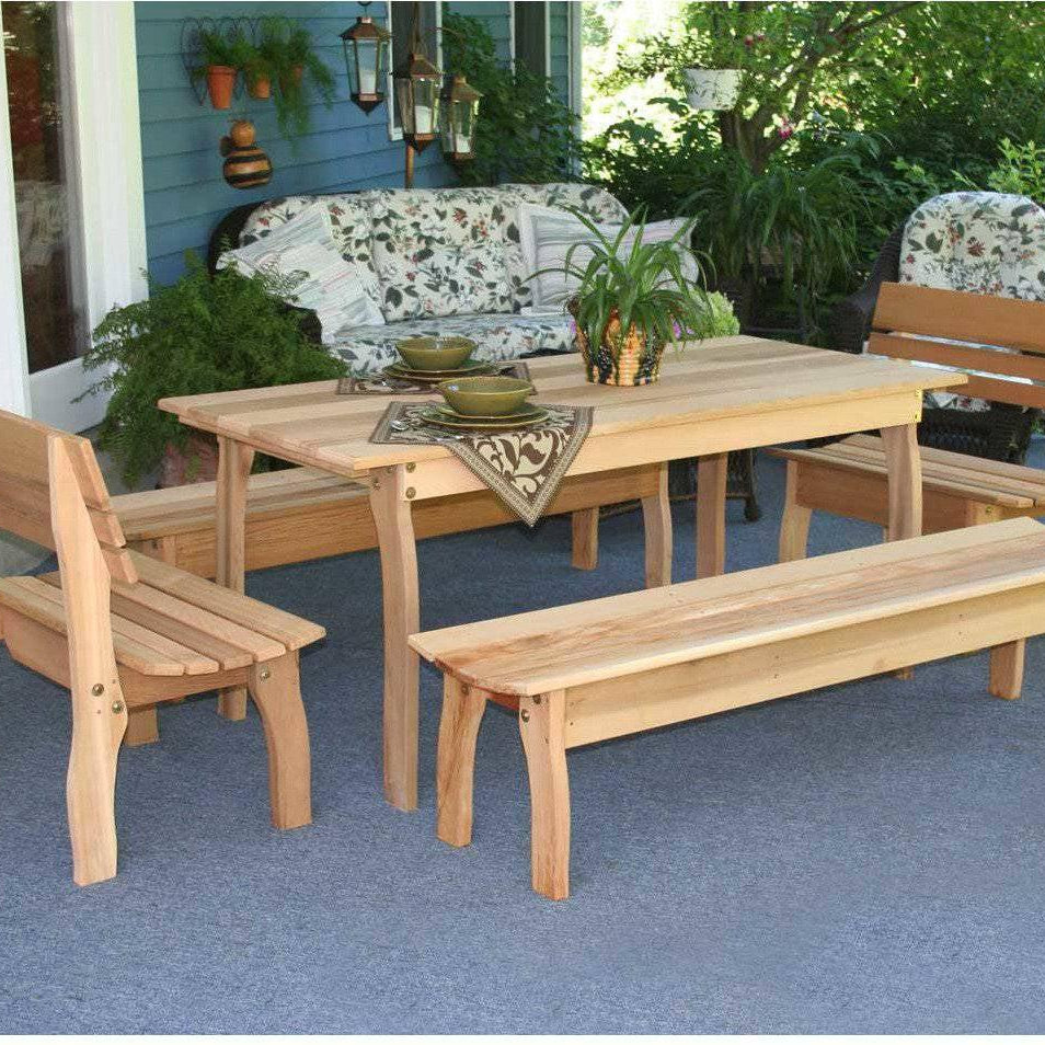 Creekvine Designs Cedar Gathering Dining Set-Rustic Furniture Marketplace