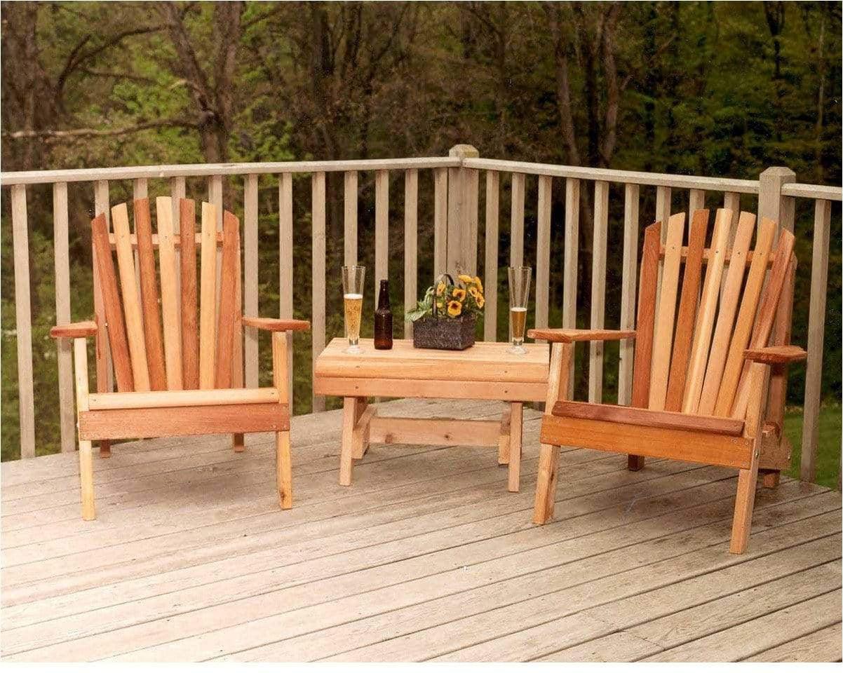 Creekvine Designs Cedar Outdoor Table and Chairs-Rustic Furniture Marketplace