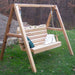 Creekvine Designs Cedar Royal Country Hearts Porch Swing with 4' Stand-Rustic Furniture Marketplace