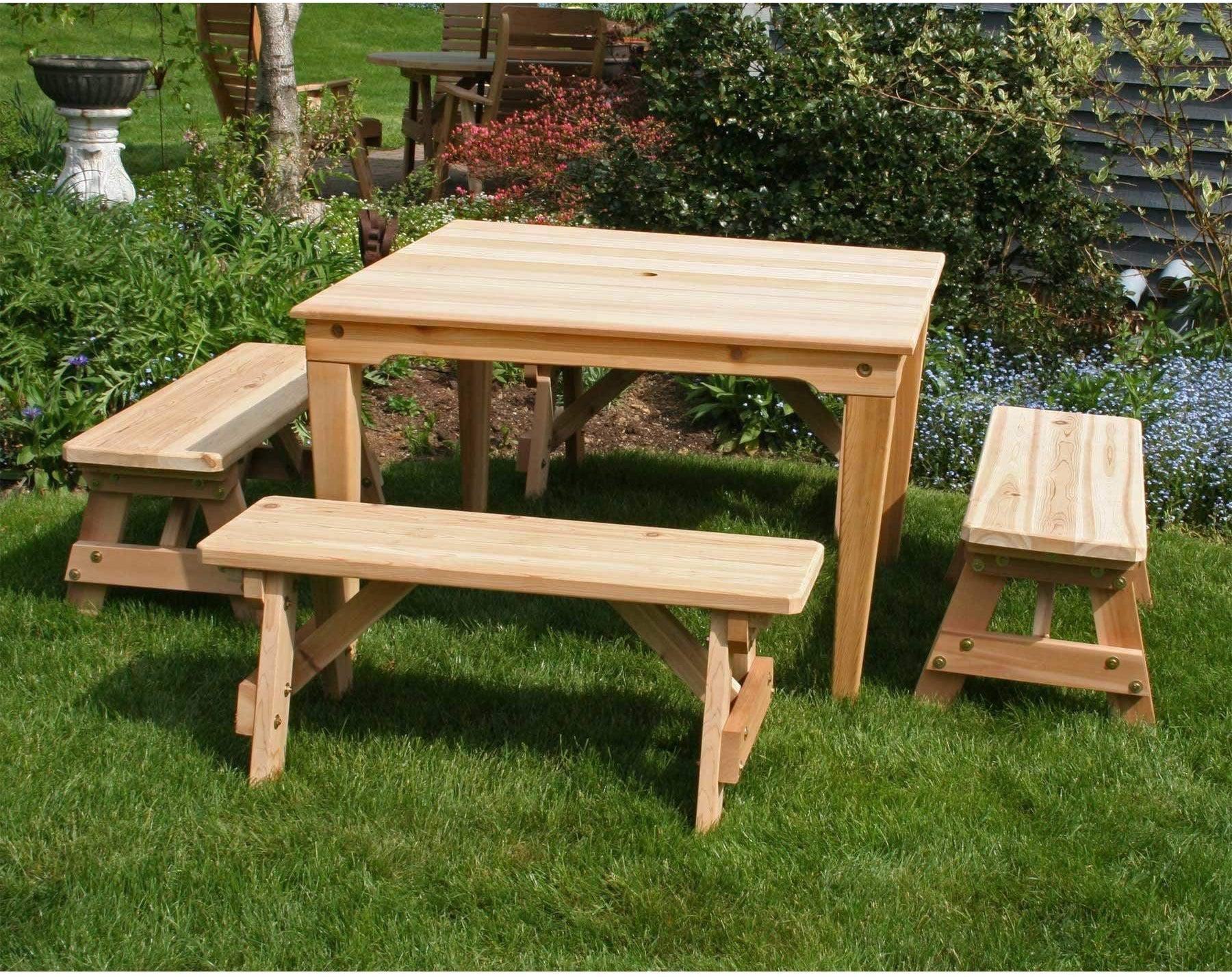 Creekvine Designs Cedar Social Dining Set-Rustic Furniture Marketplace