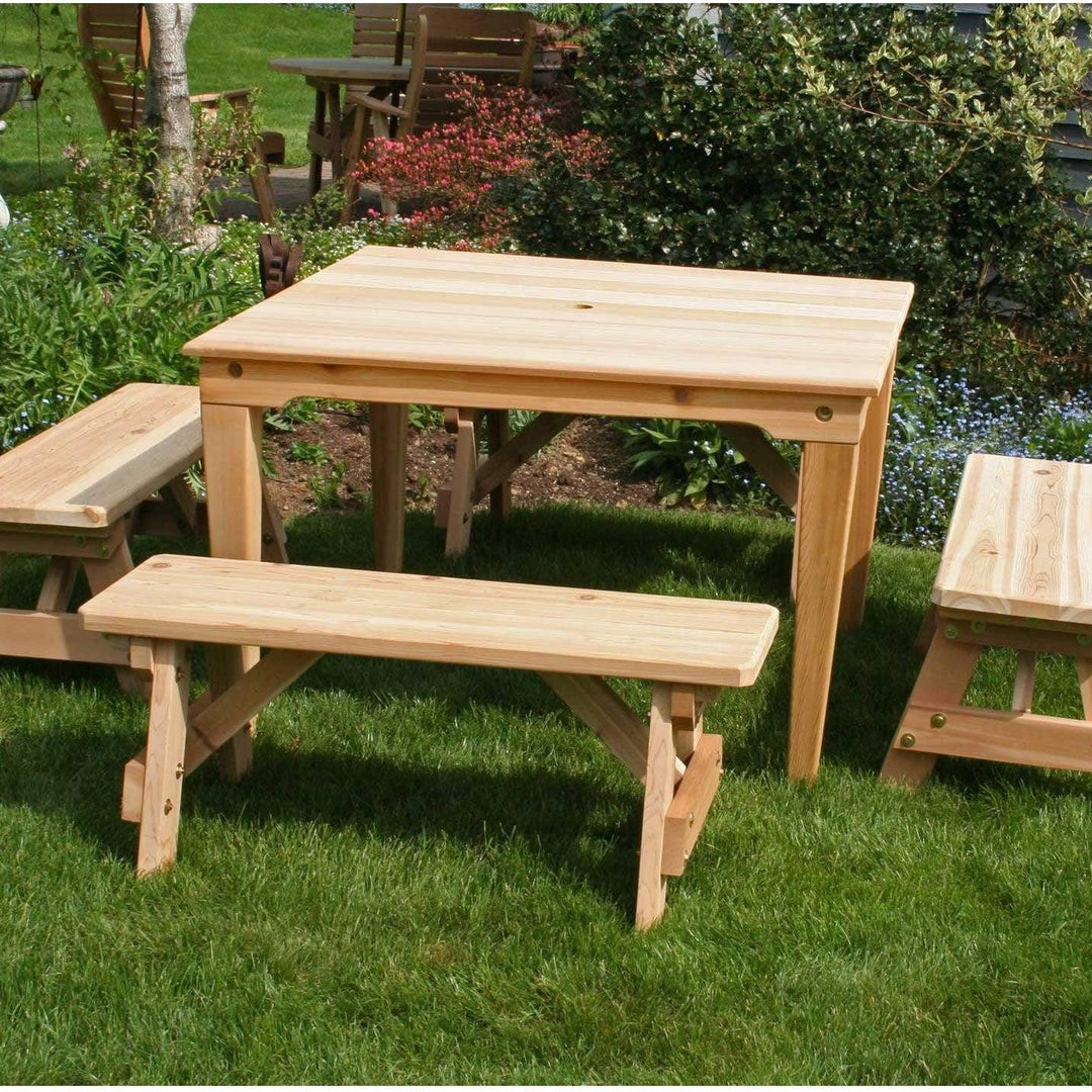 Creekvine Designs Cedar Social Dining Set-Rustic Furniture Marketplace