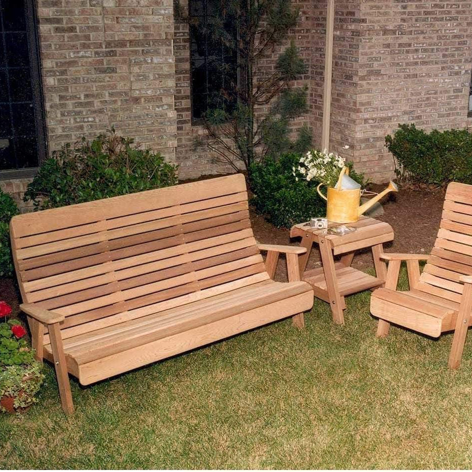 Creekvine Designs Cedar Twin Ponds Bench & Chair Collection-Rustic Furniture Marketplace