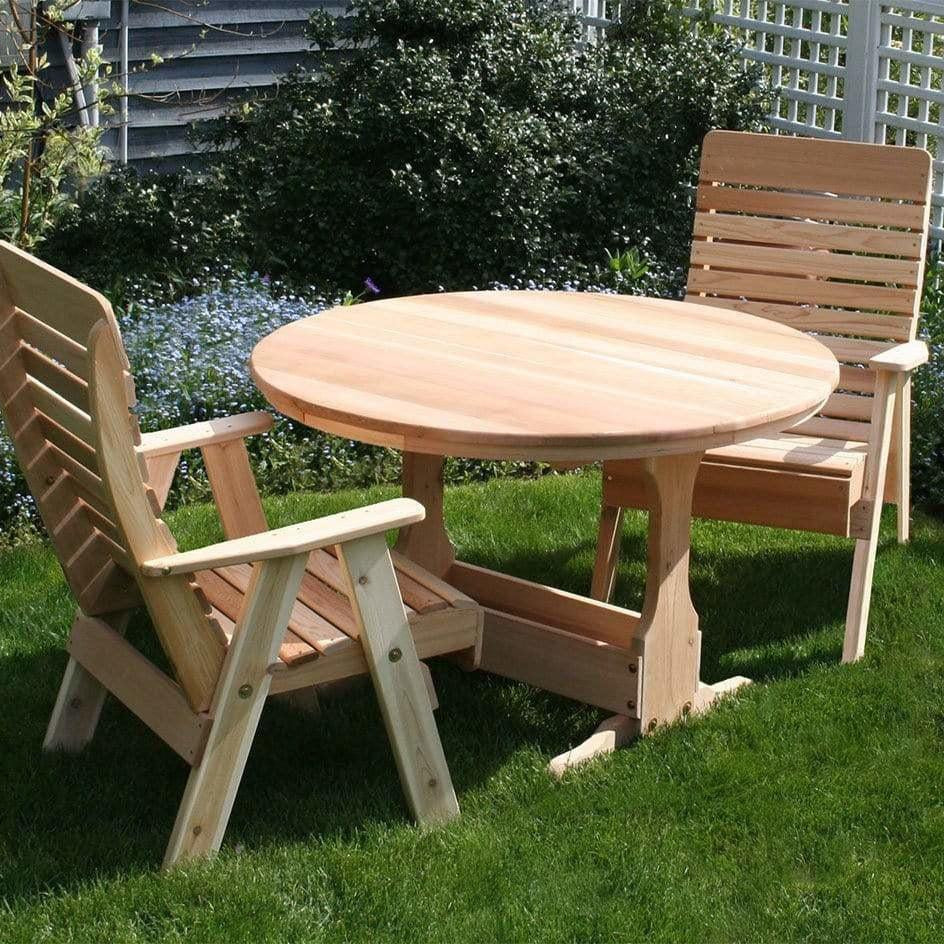 Creekvine Designs Cedar Twin Ponds Bistro Patio Dining Collection-Rustic Furniture Marketplace