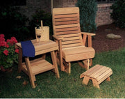 Creekvine Designs Cedar Twin Ponds Rocking Glider Chair Set-Rustic Furniture Marketplace