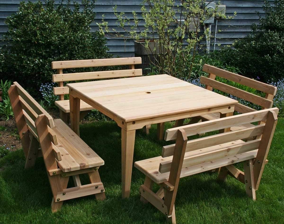 Creekvine Designs Cedar Union Dining Set-Rustic Furniture Marketplace