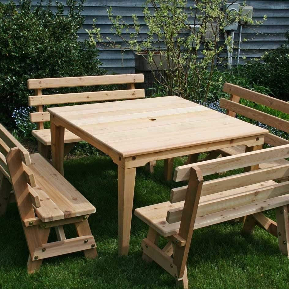 Creekvine Designs Cedar Union Dining Set-Rustic Furniture Marketplace