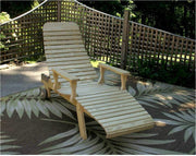 Creekvine Designs Treated Pine Chaise Lounge with Arms-Rustic Furniture Marketplace