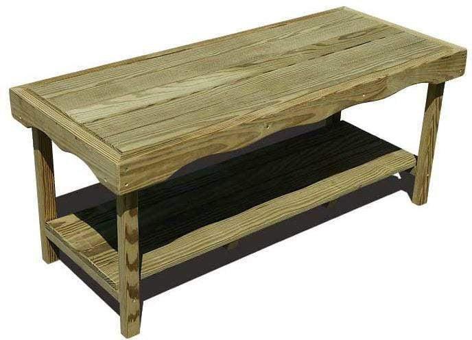 Creekvine Designs Treated Pine Coffee Table-Rustic Furniture Marketplace