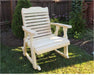 Creekvine Designs Treated Pine Crossback Rocking Chair-Rustic Furniture Marketplace