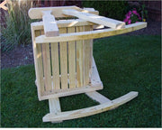 Creekvine Designs Treated Pine Curveback Rocking Chair-Rustic Furniture Marketplace