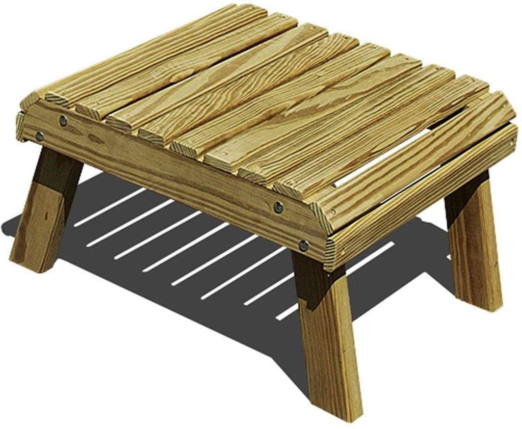 Creekvine Designs Treated Pine Footstool-Rustic Furniture Marketplace