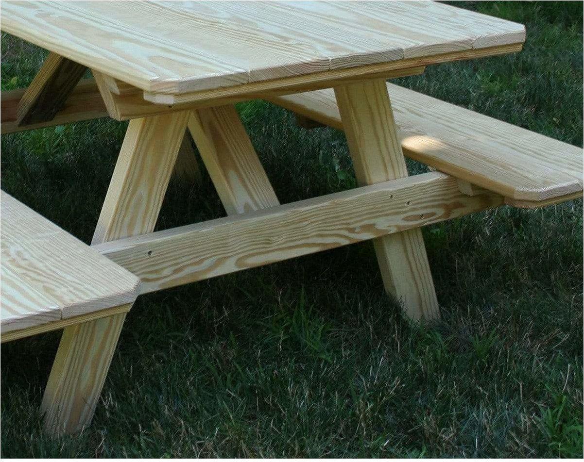 Creekvine Designs Treated Pine Kid's Picnic Table-Rustic Furniture Marketplace