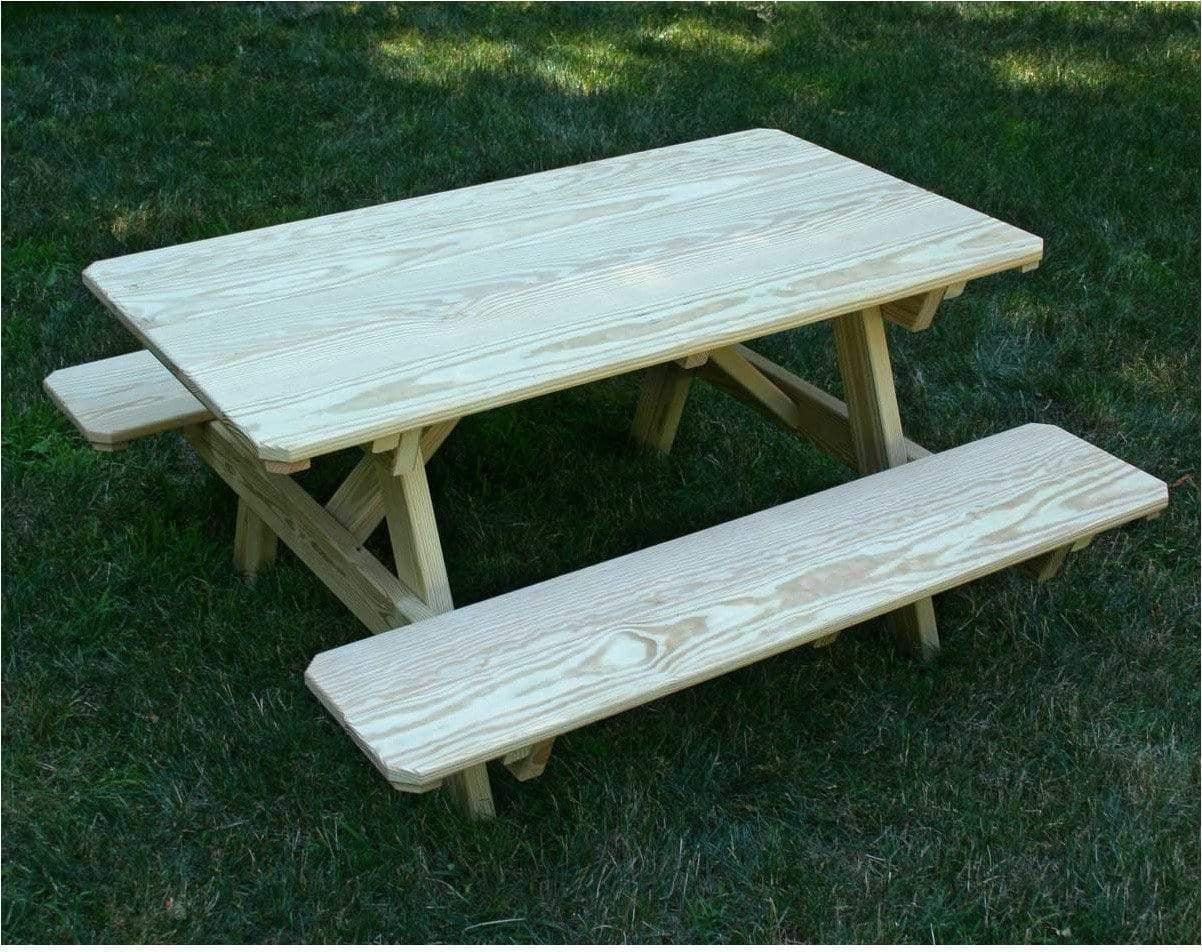 Creekvine Designs Treated Pine Kid's Picnic Table-Rustic Furniture Marketplace