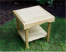 Creekvine Designs Treated Pine Rectangular End Table-Rustic Furniture Marketplace