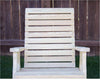 Creekvine Designs Treated Pine Rollback Rocking Chair-Rustic Furniture Marketplace