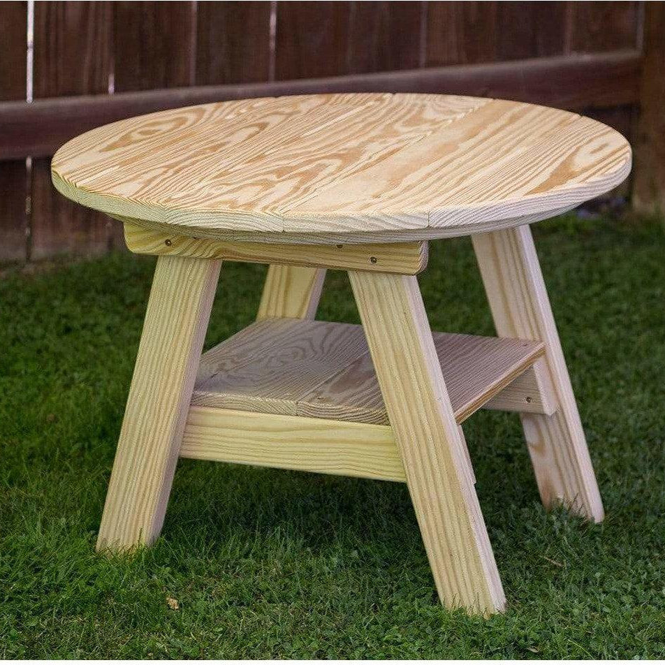 Creekvine Designs Treated Pine Round Table-Rustic Furniture Marketplace