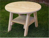Creekvine Designs Treated Pine Round Table-Rustic Furniture Marketplace