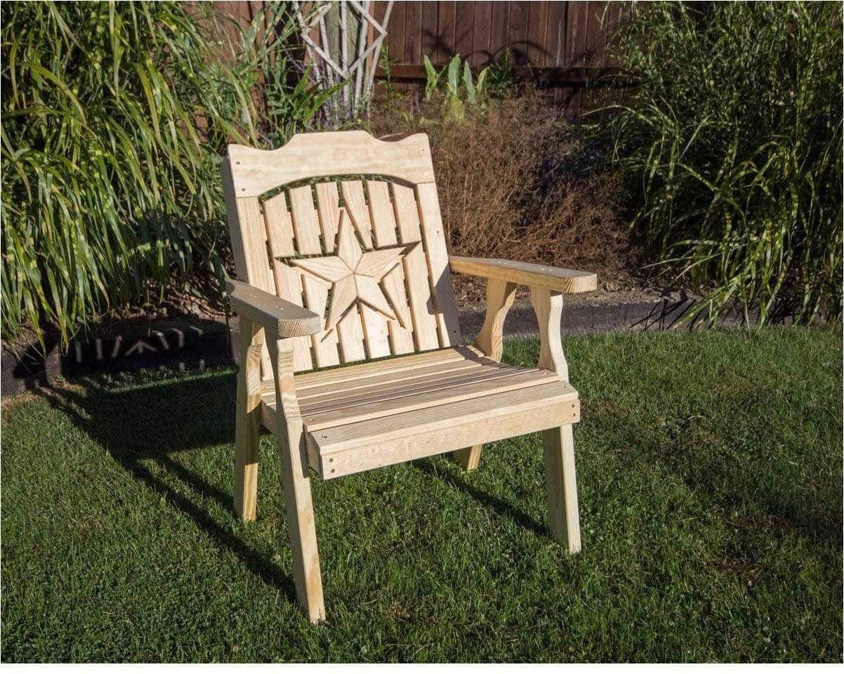 Creekvine Designs Treated Pine Starback Chair-Rustic Furniture Marketplace