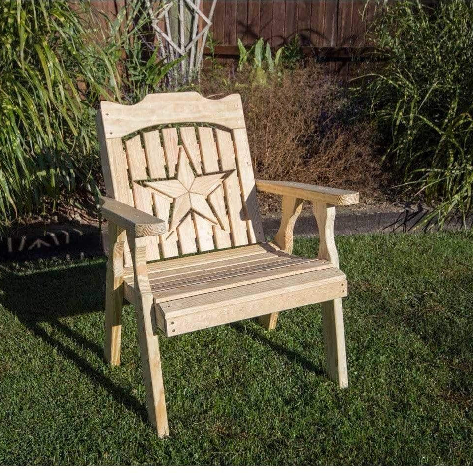 Creekvine Designs Treated Pine Starback Chair-Rustic Furniture Marketplace