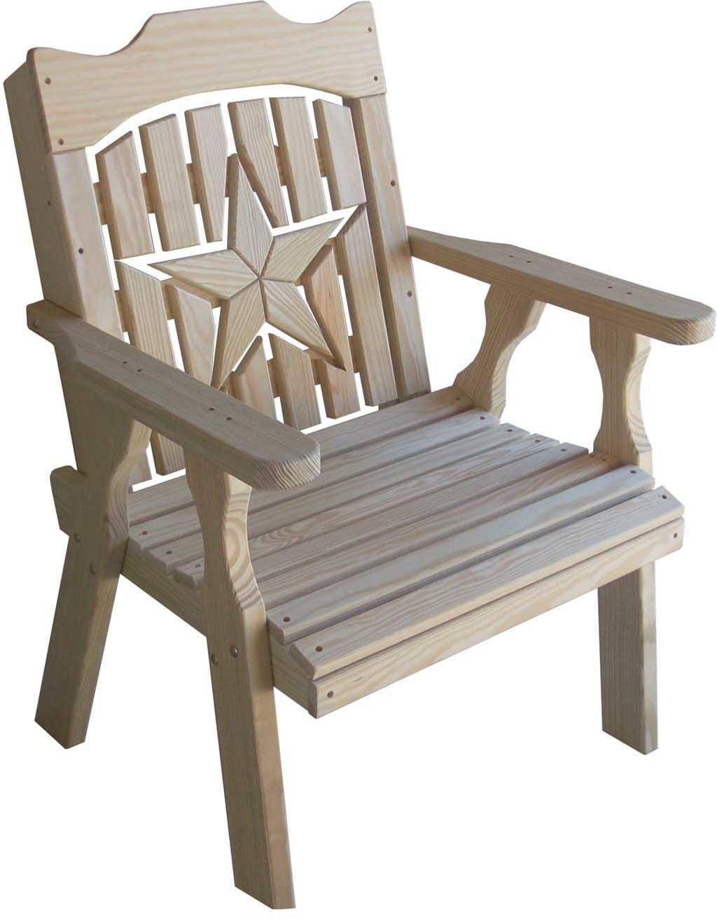 Creekvine Designs Treated Pine Starback Chair-Rustic Furniture Marketplace