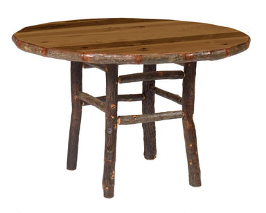 Fireside Lodge Hickory Round Dining Table-Rustic Furniture Marketplace