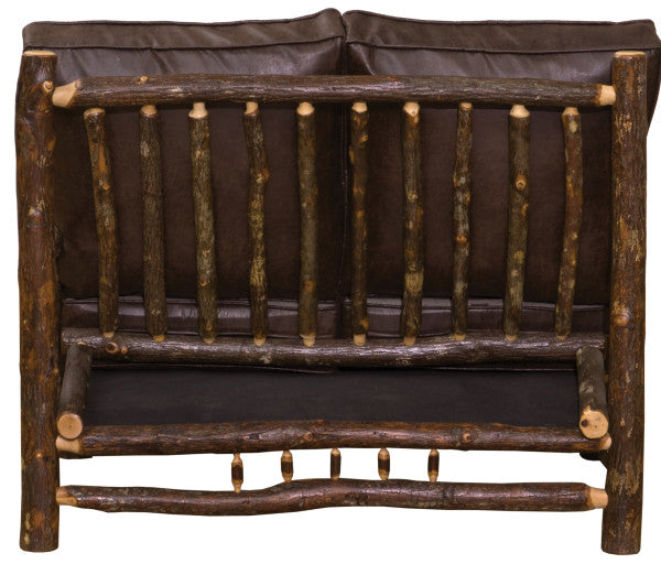 Fireside Lodge Hickory Log Frame Loveseat