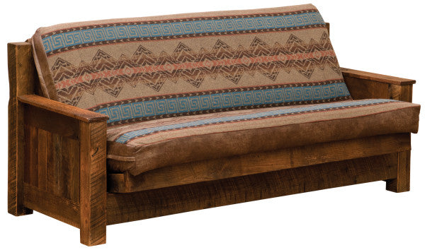 Fireside Lodge Barnwood Futon with 8