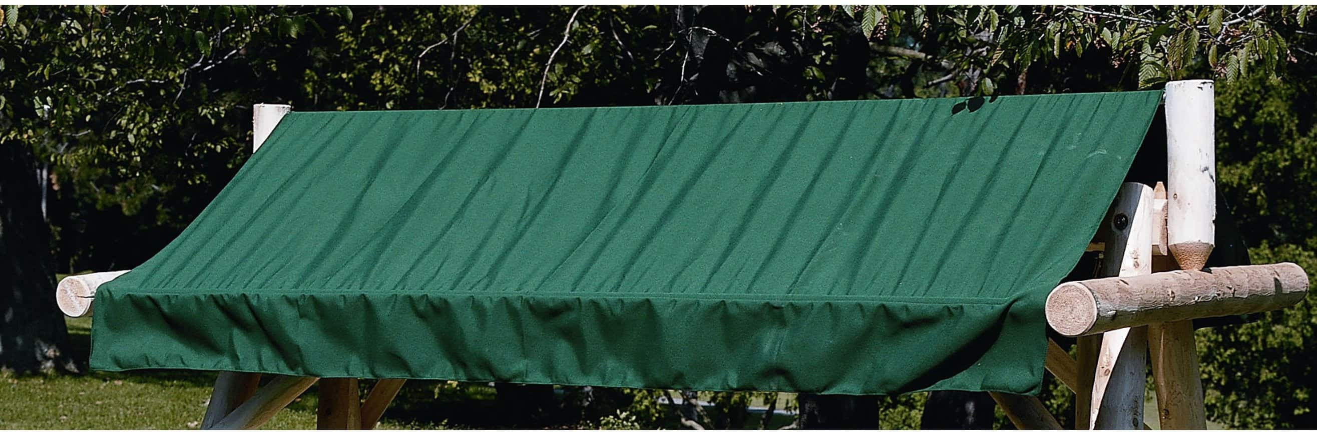 Lakeland Mills 5' Green Swing Canopy-Rustic Furniture Marketplace