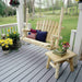 Lakeland Mills Cedar Log 4' Porch Swing-Rustic Furniture Marketplace