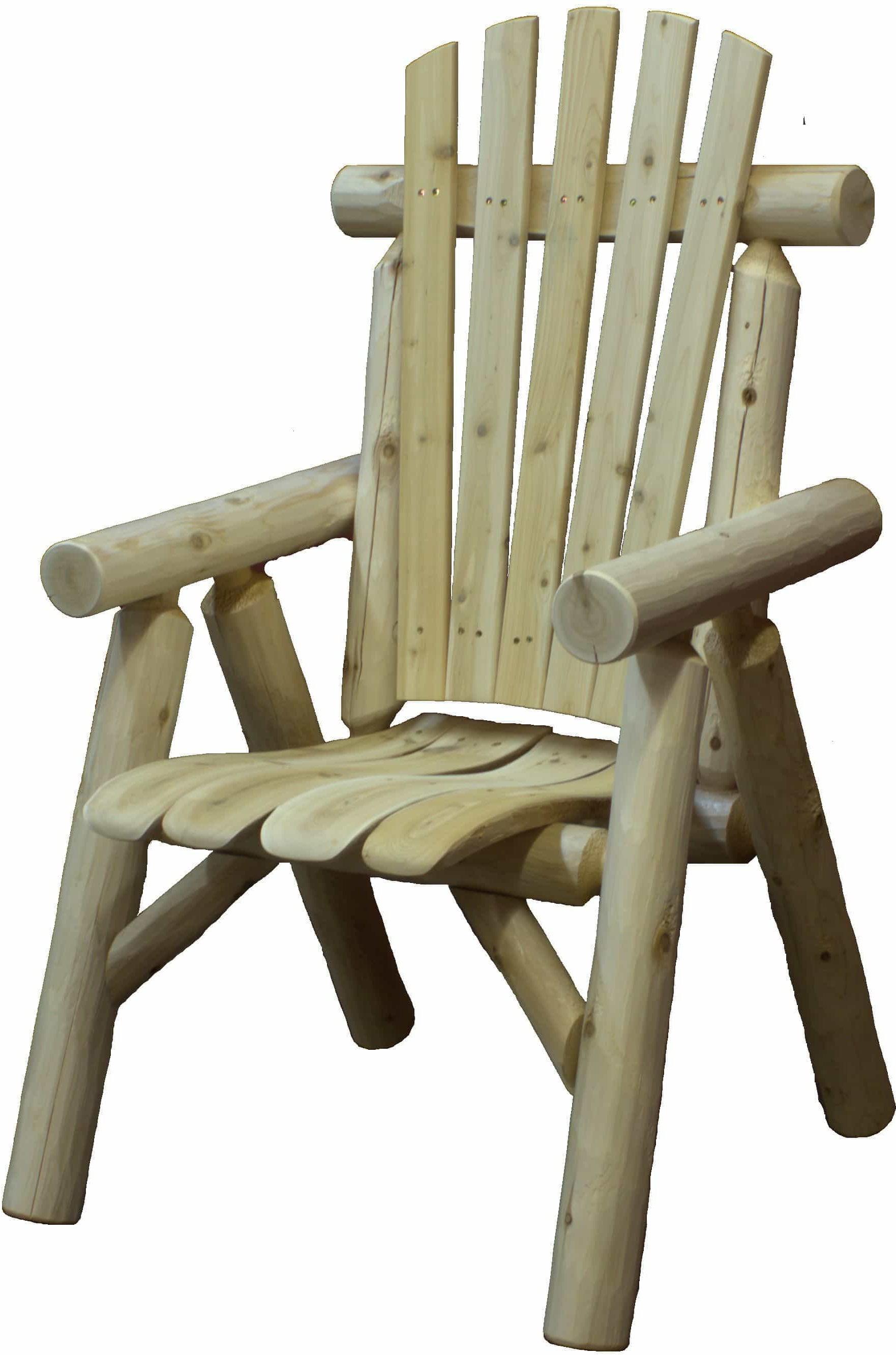 Lakeland Mills Cedar Log Dining Chair-Rustic Furniture Marketplace