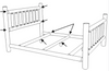 Lakeland Mills Cedar Log Low Post King Bed-Rustic Furniture Marketplace