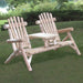Lakeland Mills Cedar Log Tete-A-Tete-Rustic Furniture Marketplace