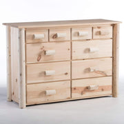 Lakeland Mills Frontier 10 Drawer Rustic Dresser-Rustic Furniture Marketplace
