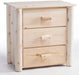 Lakeland Mills Frontier 3 Drawer Rustic Chest-Rustic Furniture Marketplace