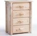 Lakeland Mills Frontier 4 Drawer Rustic Chest-Rustic Furniture Marketplace