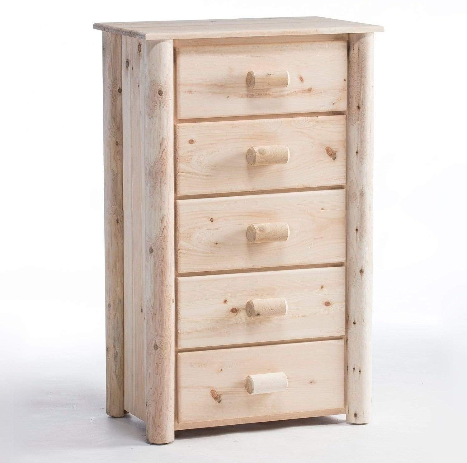 Lakeland Mills Frontier 5 Drawer Rustic Chest-Rustic Furniture Marketplace