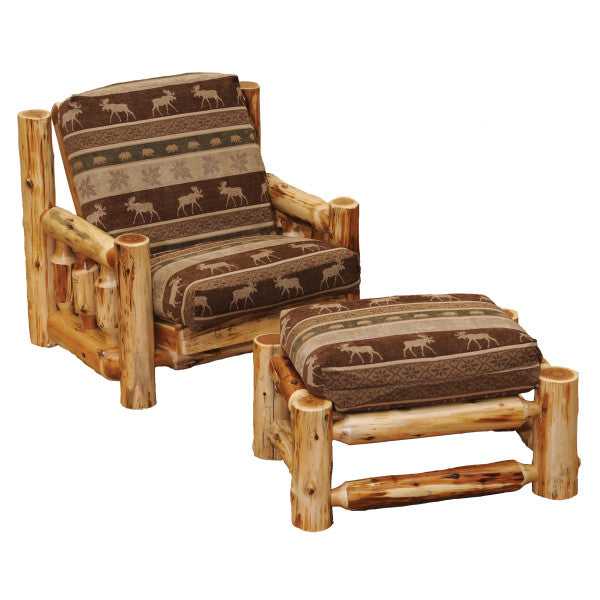 Fireside Lodge Cedar Log Futon Chair