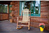 Montana Woodworks Glacier Country Collection Adult Log Rocker (Exterior Stain Finish)-Rustic Furniture Marketplace