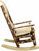 Montana Woodworks Glacier Country Collection Adult Log Rocker (Exterior Stain Finish)-Rustic Furniture Marketplace