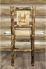 Montana Woodworks Glacier Country Collection Back Supported Barstool with Laser Engraved Design - Buckskin Upholstery-Rustic Furniture Marketplace