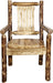 Montana Woodworks Glacier Country Collection Captain's Chair with Ergonomic Wooden Seat-Rustic Furniture Marketplace
