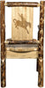 Montana Woodworks Captain's Chair with Laser Engraved Design-Rustic Furniture Marketplace
