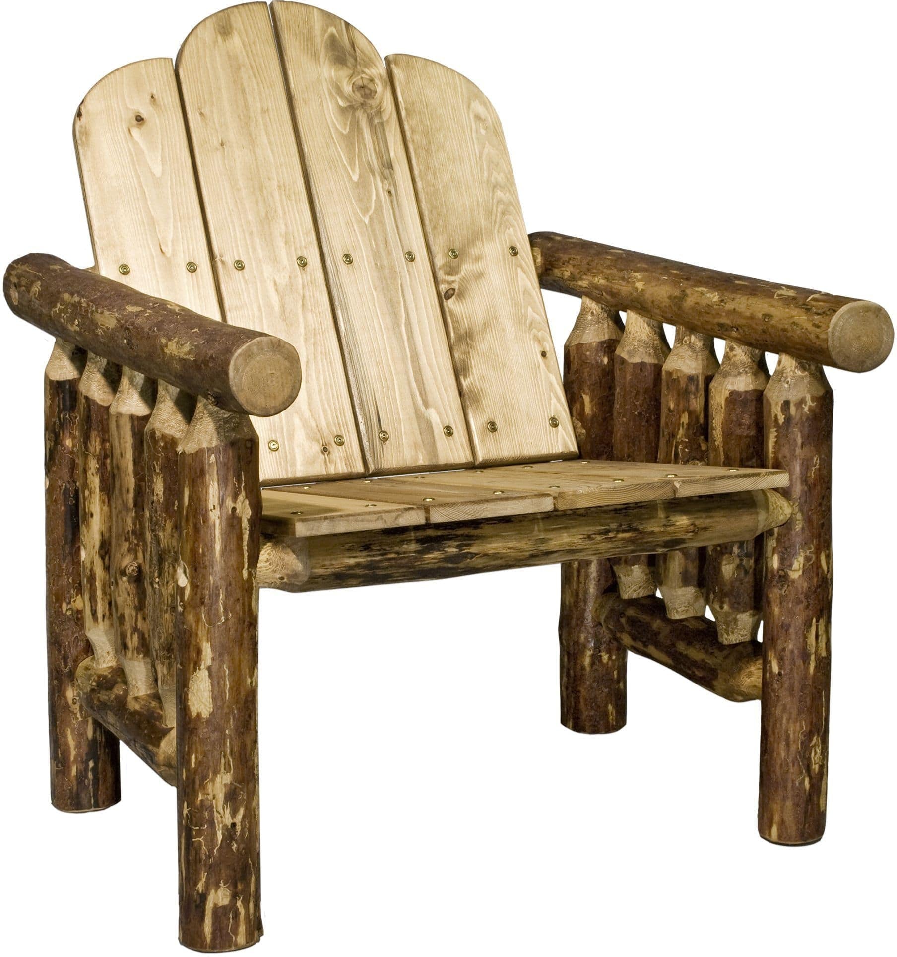 Montana Woodworks Glacier Country Collection Deck Chair - Exterior Stain Finish-Rustic Furniture Marketplace