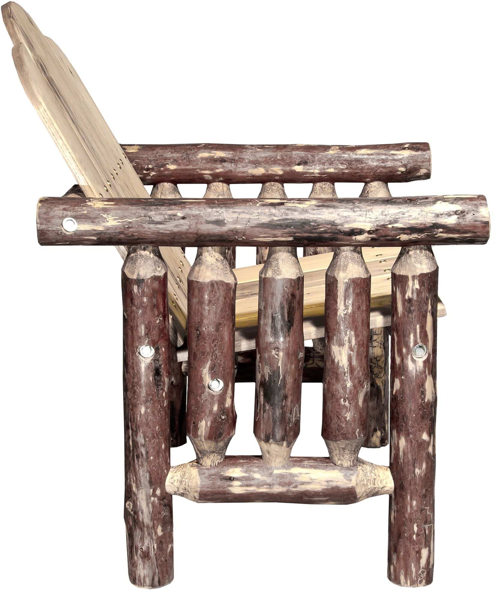 Montana Woodworks Glacier Country Collection Deck Chair - Exterior Stain Finish-Rustic Furniture Marketplace