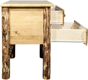 Montana Woodworks Glacier Country Collection Nightstand with 2 Drawers-Rustic Furniture Marketplace