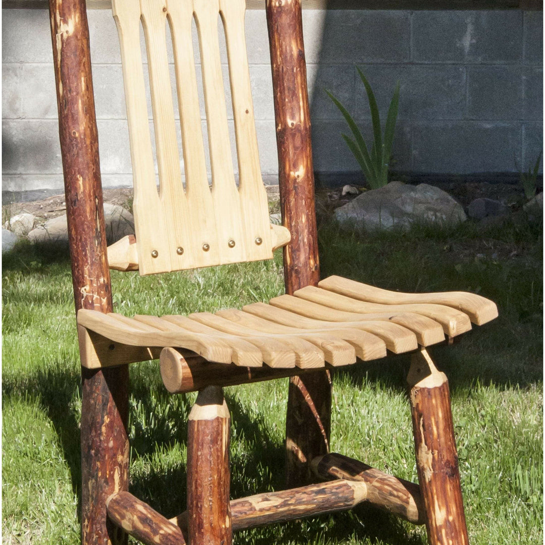 Montana Woodworks Glacier Country Collection Patio Chair - Exterior Stain Finish-Rustic Furniture Marketplace