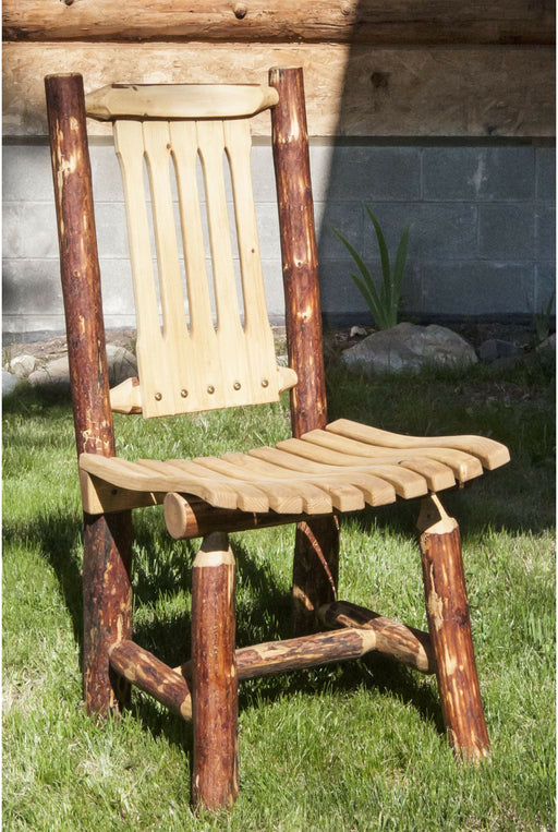 Montana Woodworks Glacier Country Collection Patio Chair - Exterior Stain Finish-Rustic Furniture Marketplace