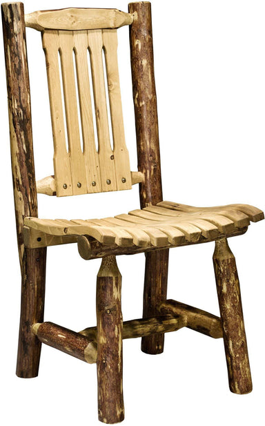Montana Woodworks Glacier Country Collection Patio Chair - Exterior Stain Finish-Rustic Furniture Marketplace