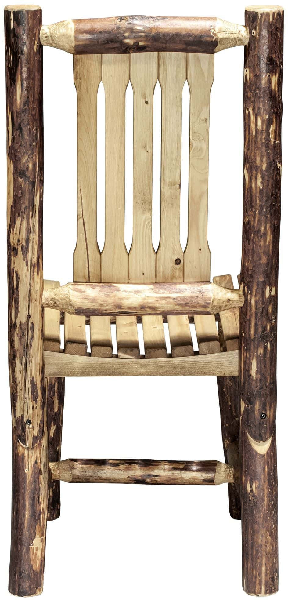 Montana Woodworks Glacier Country Collection Patio Chair - Exterior Stain Finish-Rustic Furniture Marketplace