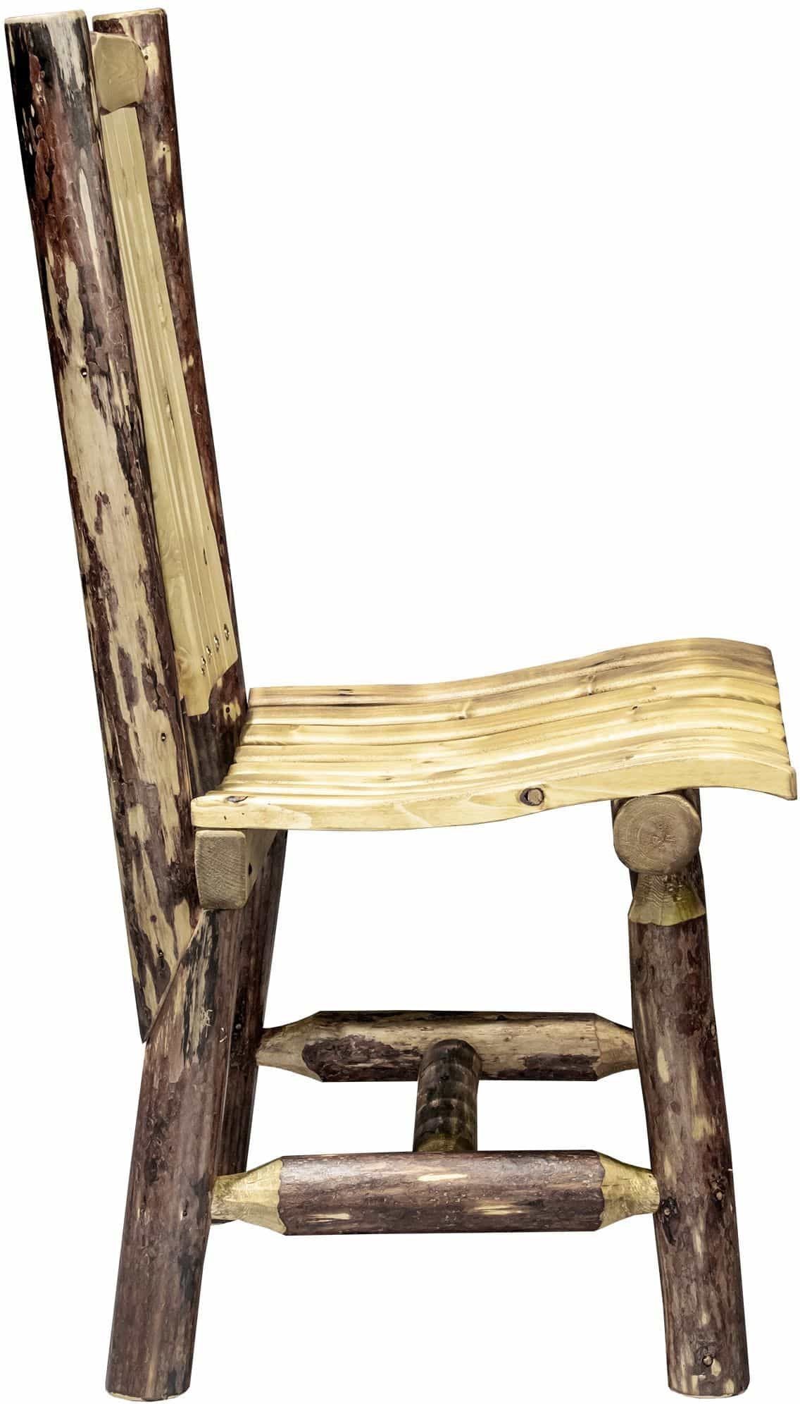 Montana Woodworks Glacier Country Collection Patio Chair - Exterior Stain Finish-Rustic Furniture Marketplace